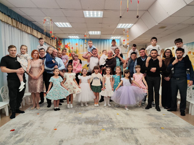 День отца в детском саду.